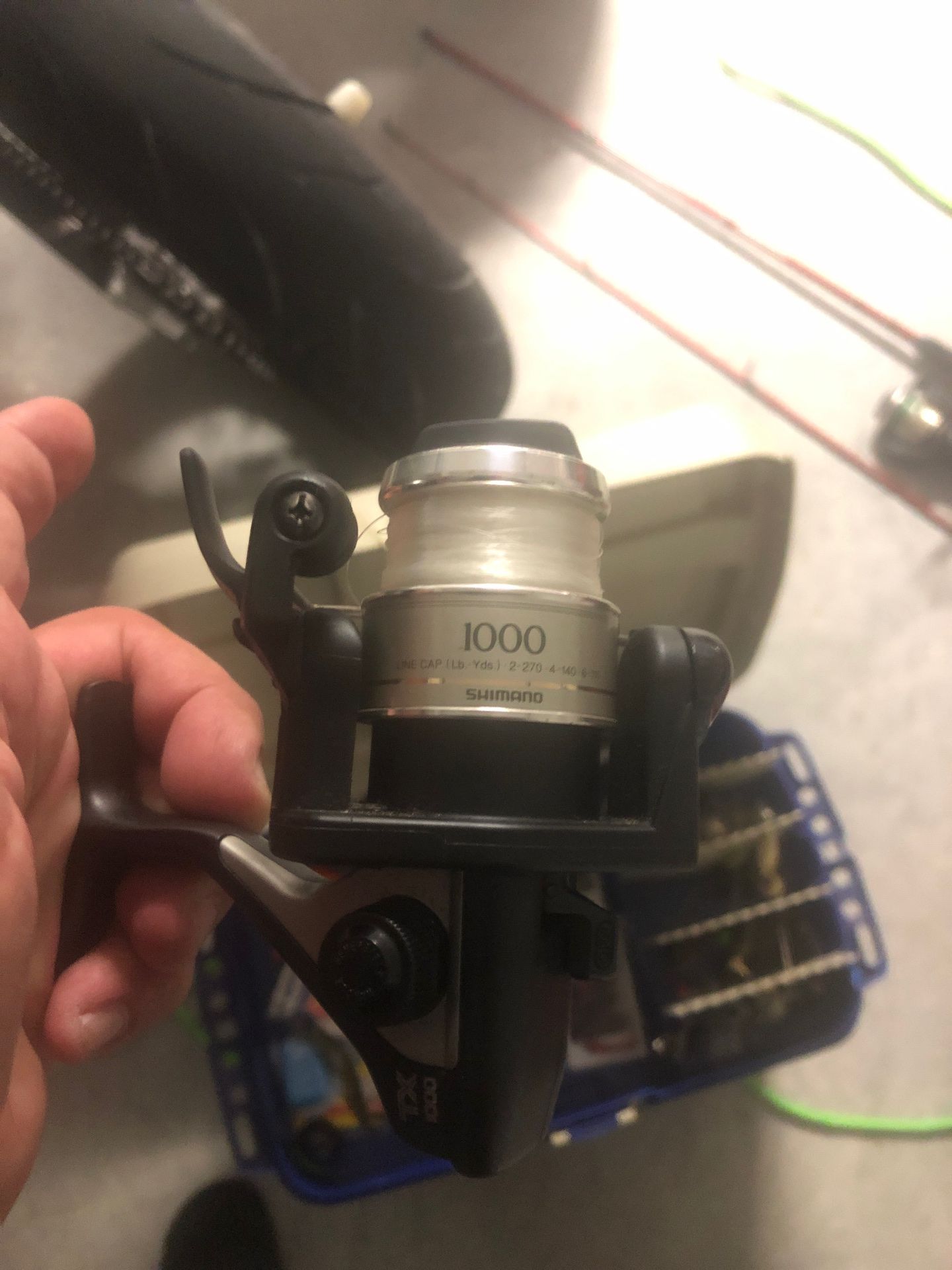 Shimano TX 1000 spinning real quick fire