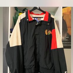 Vintage Blackhawks Jacket 