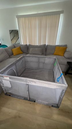 Grey Baby Playpen 50x50