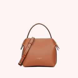 Brown leather Mini Swann Caramel
