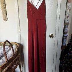 Azazie Maksim Stretch Satin Dress