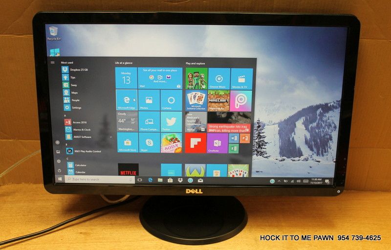 Dell S2409W 24" Widescreen LCD Computer Monitor VGA-DVI-HDMI