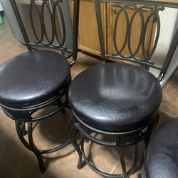 Kitchen Table Island Rotating Chairs Set Of 4