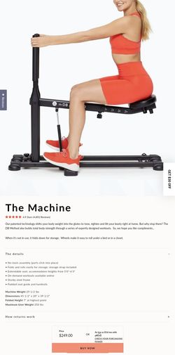 Exercise/Gym Equipment- Squat Machine