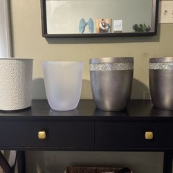 4 Nice Wastebaskets 10 Each 
