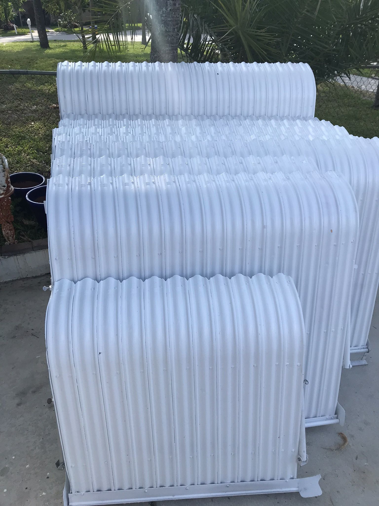 Hurricane Clamshell Awnings