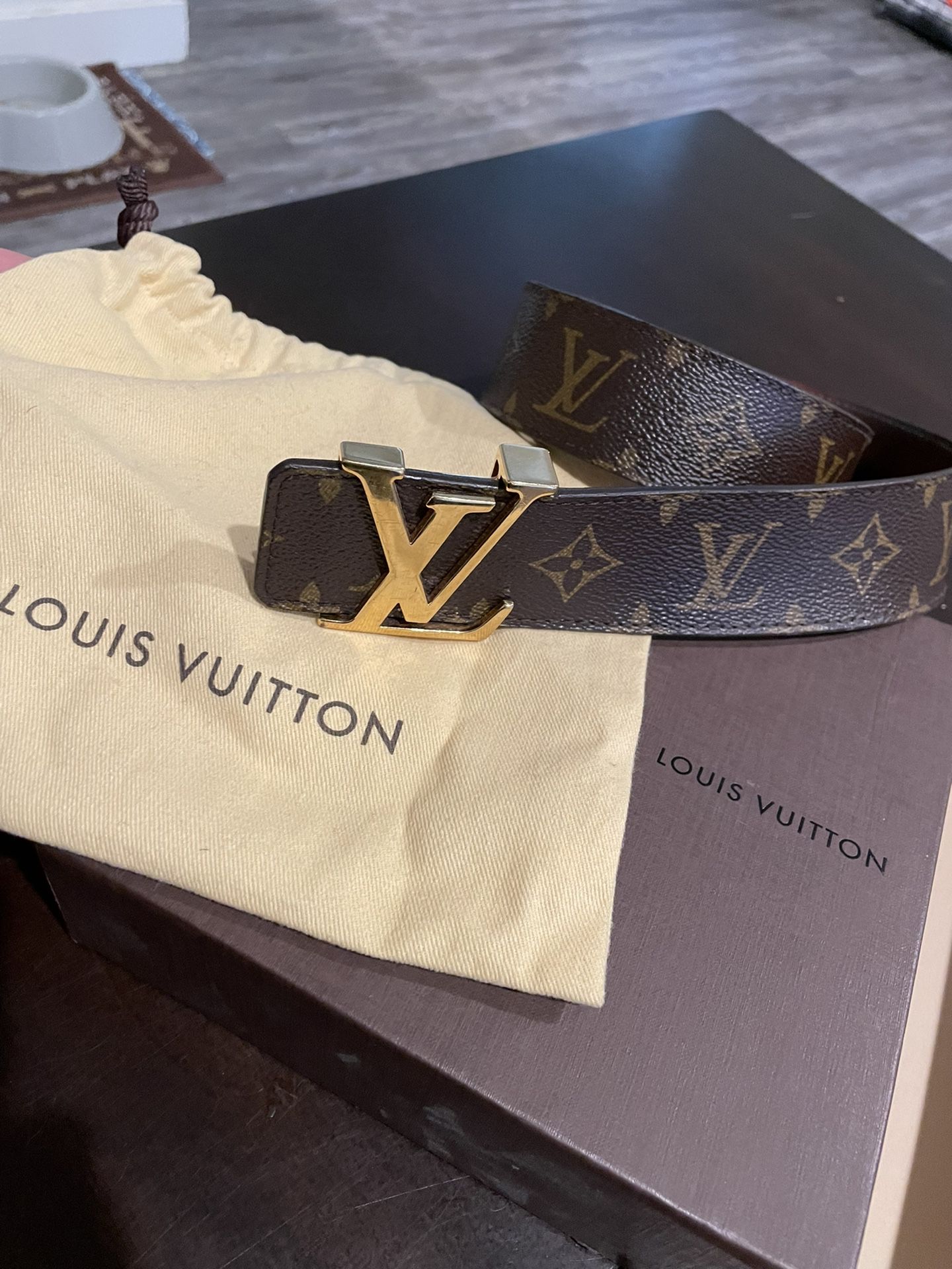 Authentic Mens Louis Vuitton Monogram Belt (28-32w)