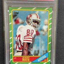 Jerry Rice Rookie Card Extremely Mint Rare Error