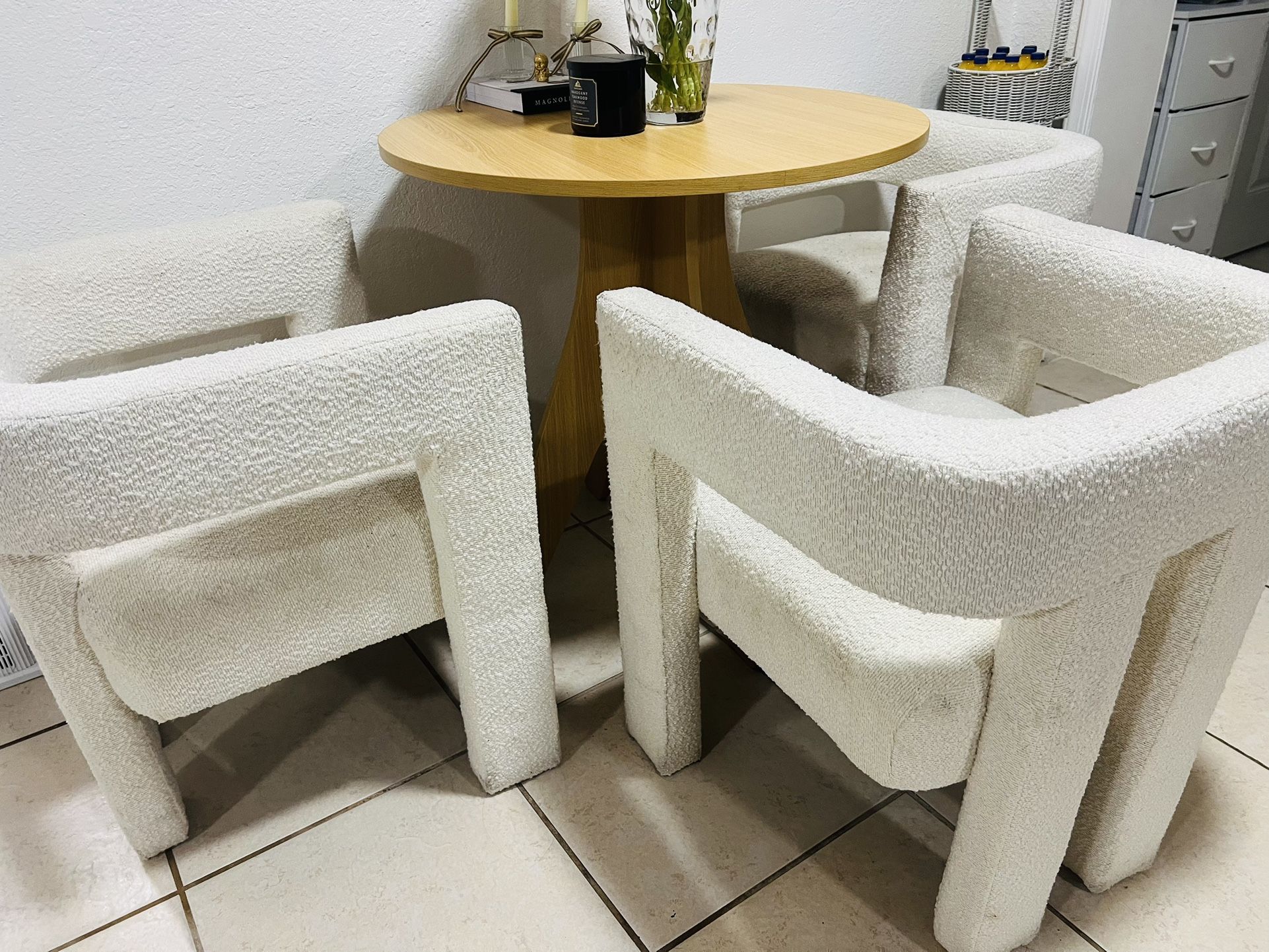 Sherpa White Chair