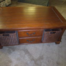 Heavy Cherry Quality Coffee Table&matching End Table.