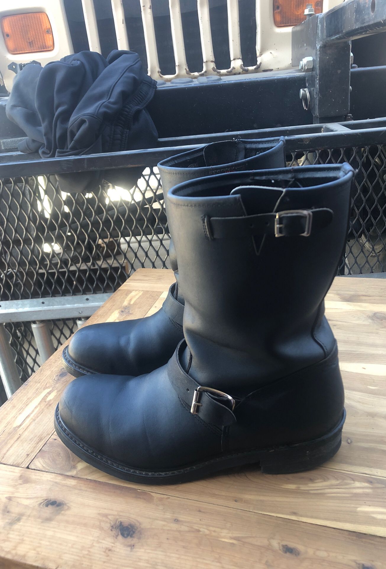Rev Man’s biker boots 10-1/2 D