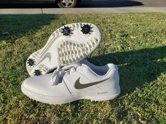New Nike Air Zoom Victory Mens Golf white silver AQ1524-100 size 8.5 12 and 11.5 available spikes cleats Sale in - OfferUp