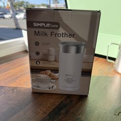 SIMPLETASTE Milk Frother, 4-in-1 Electric Milk Steamer, Automatic Warm and Cold Foam Maker and Milk Warmer for Latte, Cappuccinos, Macchiato 