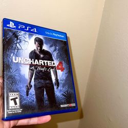 Uncharted 4 a thief’s end for PS4 like new