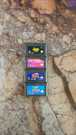 Game Boy Advance Cartridges Lot of 4