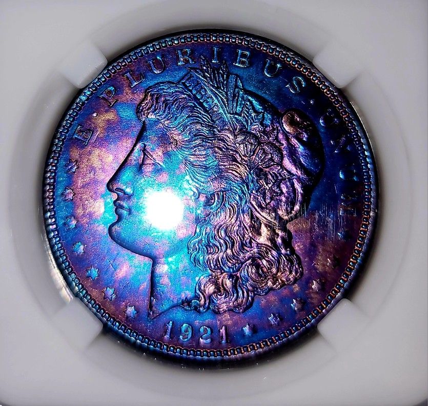 1921-P Morgan Silver Dollar MS66