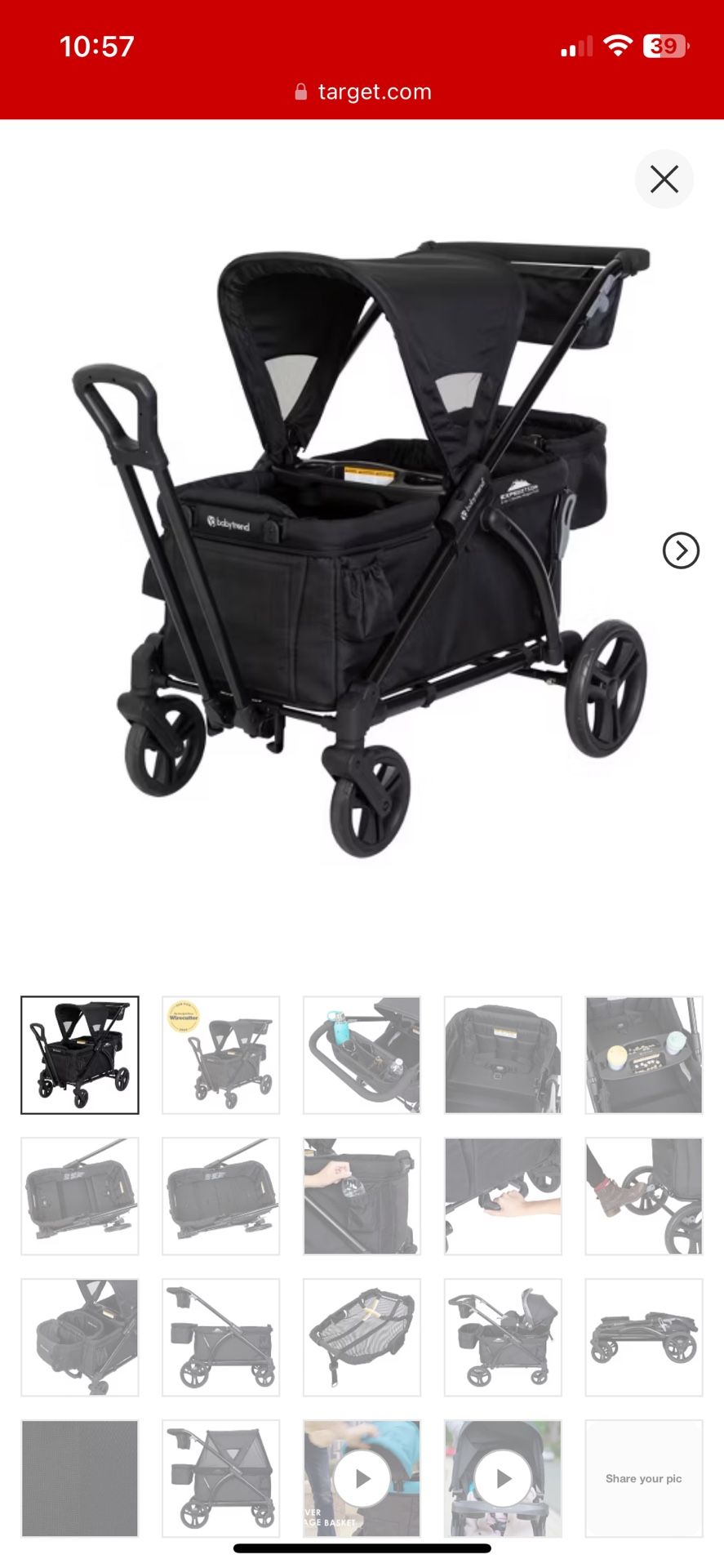 Baby trend stroller wagon