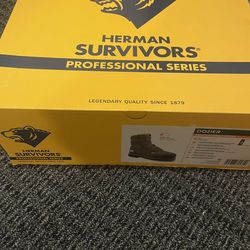 Herman survivor dozier boot they are  waterproof  and steel toe