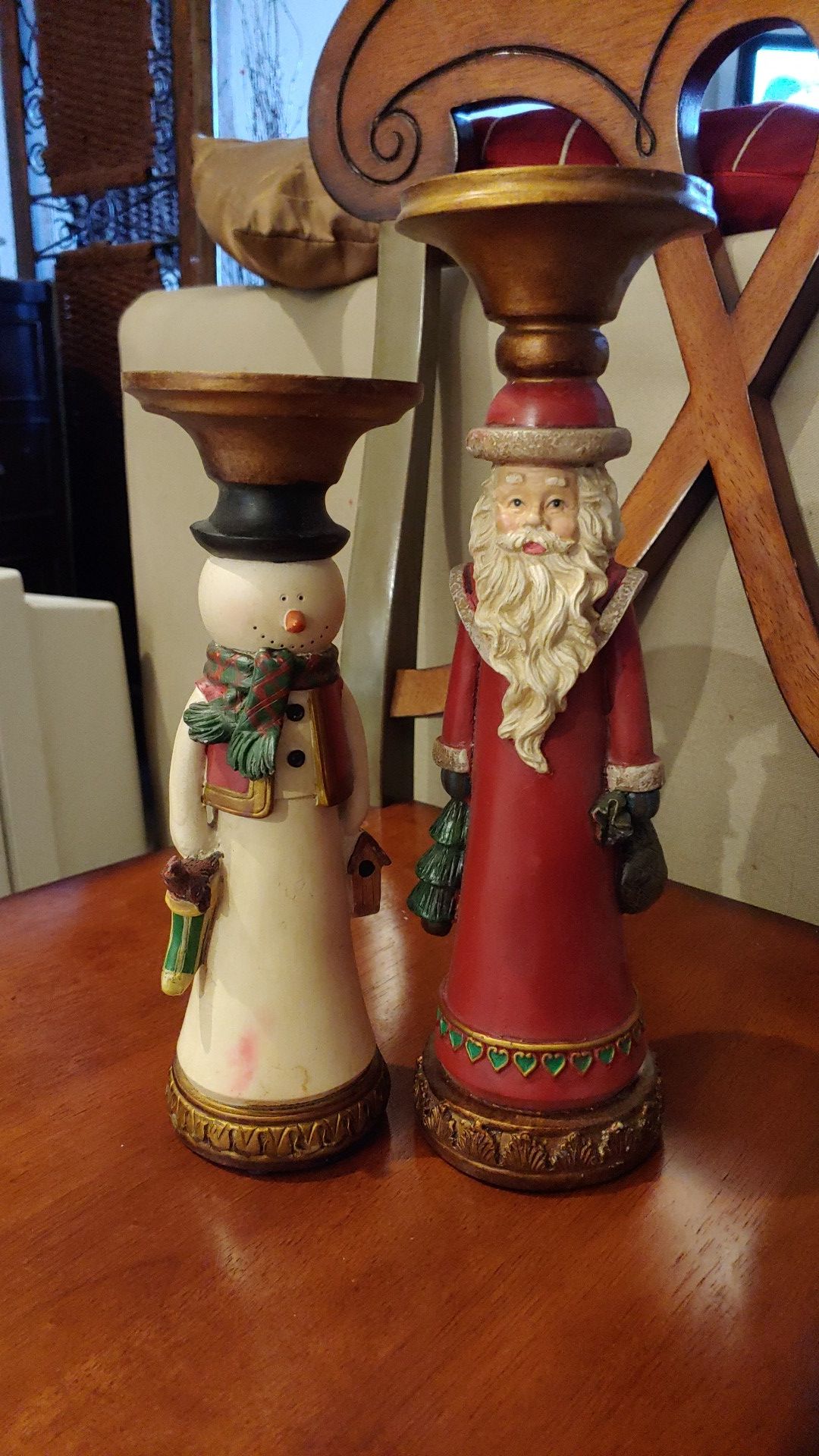 Holiday candle holders