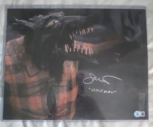 Nightmare Before Christmas Signed Wolfman11x14