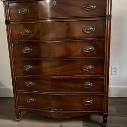 Dixie Furniture Federal Mohagany Chest Of Drawers