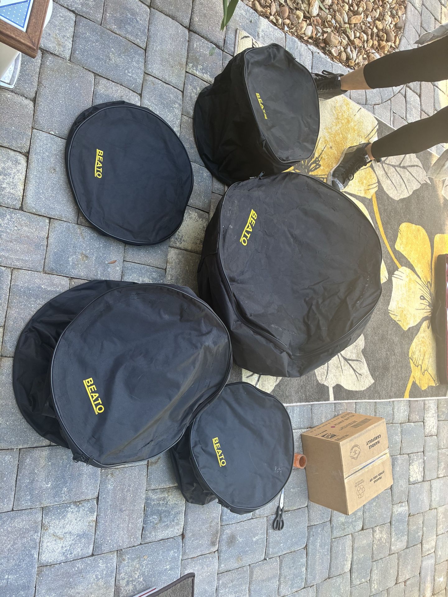Beato 5-Piece Drum Bag Set