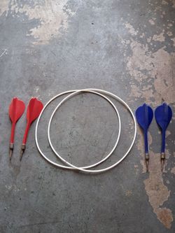 Franklin metal vintage lawn darts