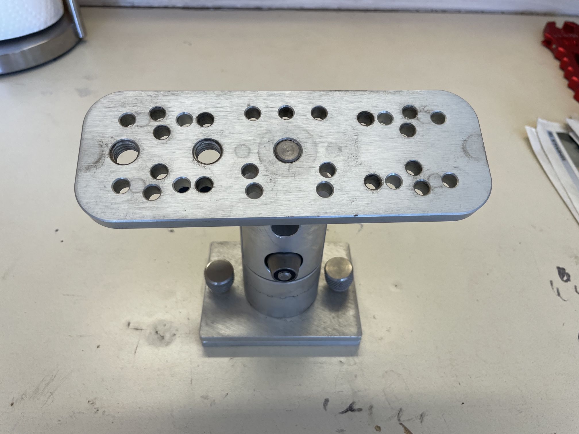 Brushed Aluminum Fishing Graph Mount