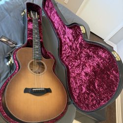  Taylor Builder's Edition 652ce V-Class 12-String Grand Concert Acoustic-Electric Guitar Wild Honey Burst