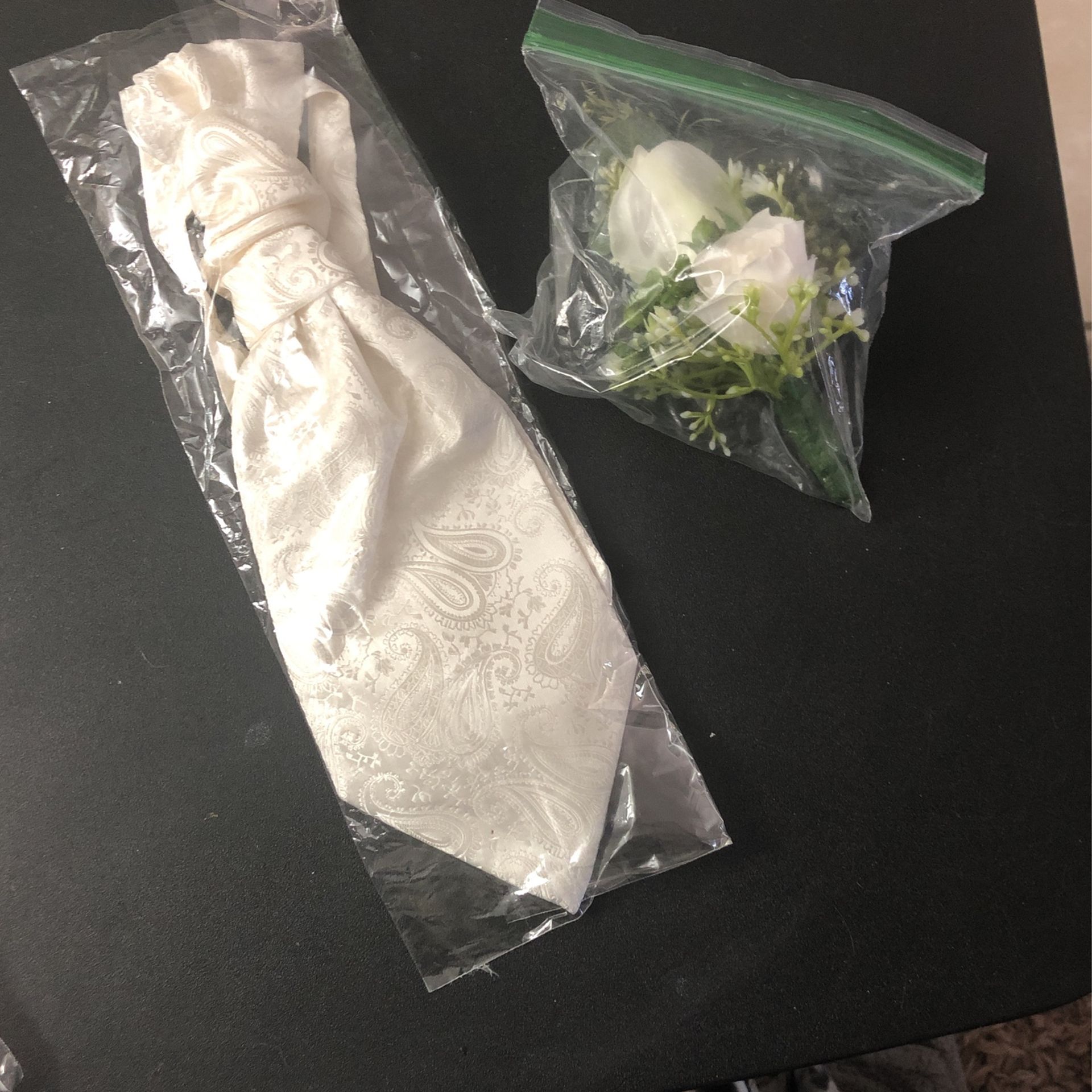 Tie And Groom Corsage