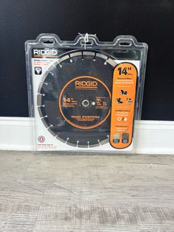 RIDGID 14" Dual Purpose Diamond Blade