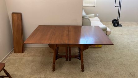 Dining table and chairs