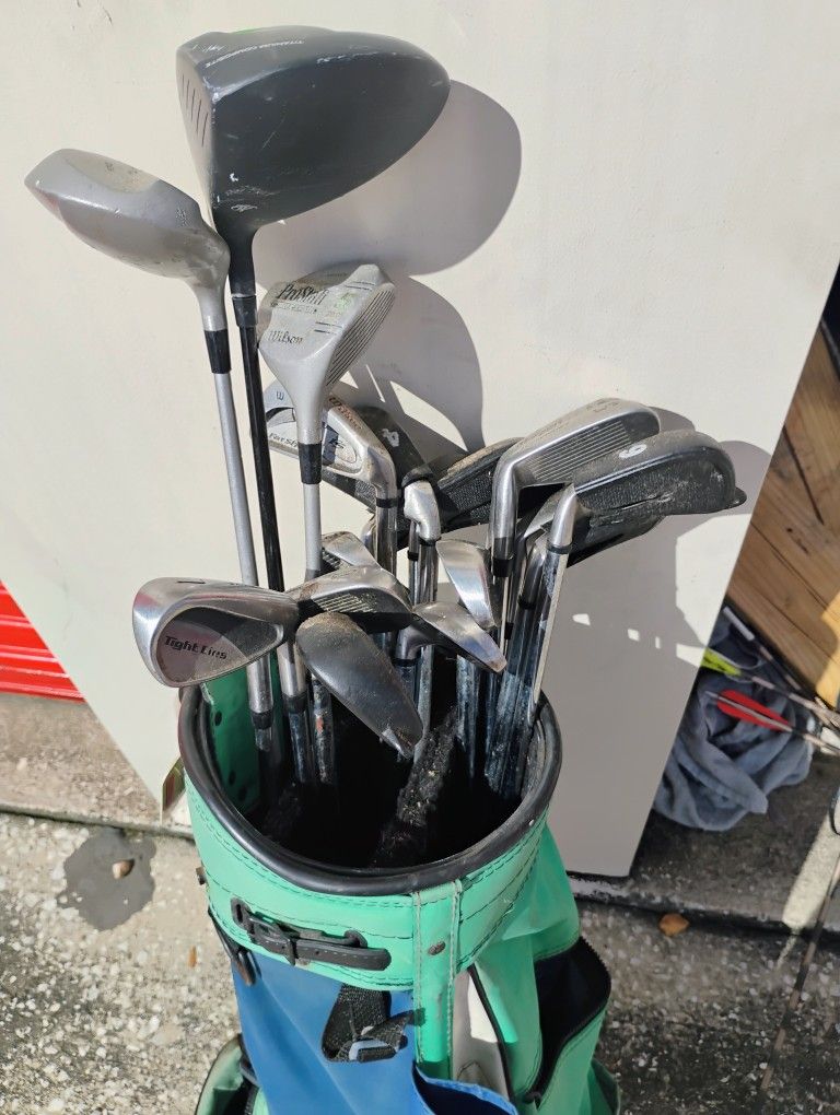 Golf Set, Mostly Wilson Pro