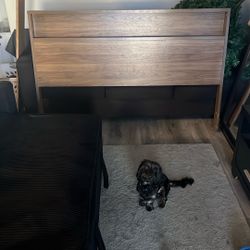Queen Bed Frame + Headboard + Footboard