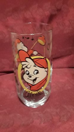 Alvin and the Chipmunks drinking glass
