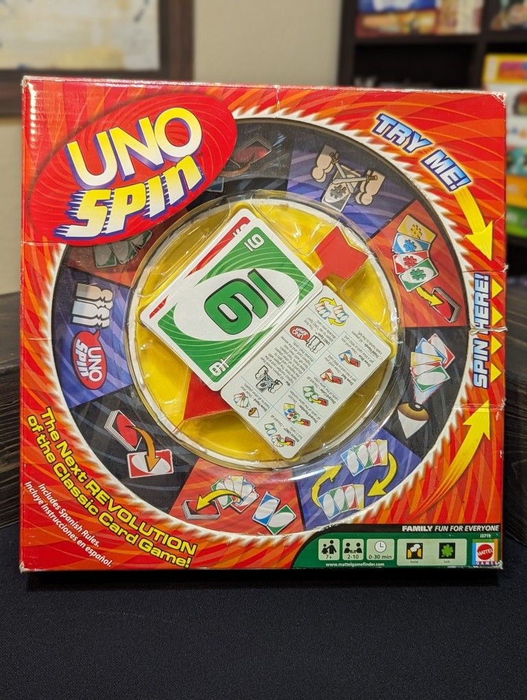 Uno Spin Board Game - $5