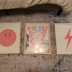 Set of 3 Framed Wall Art Prints