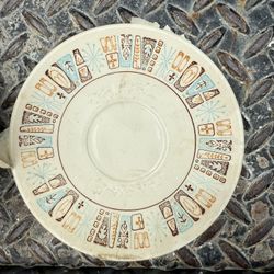 Mid-Century Modern Atomic Starburst Saucers – Set of 8