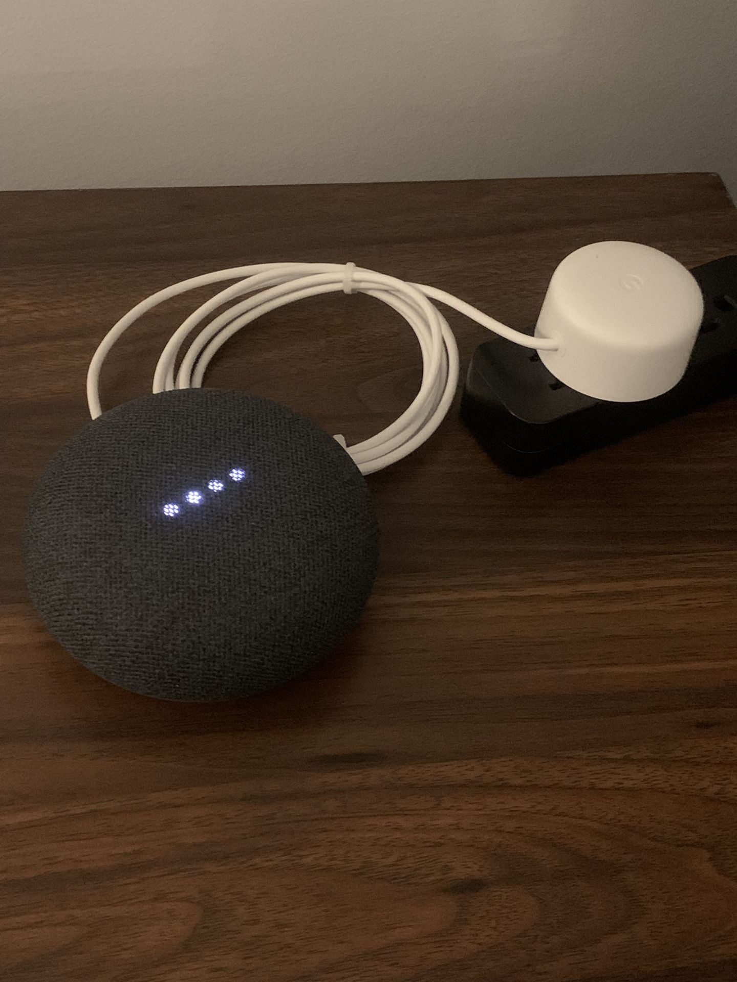 NEW Google Home Mini (1st Generation) - Smart Speaker with Google Assistant - Charcoal Gray