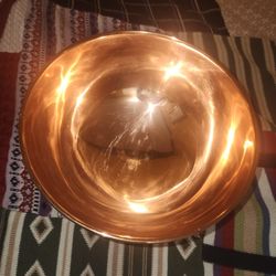 100% COPPER BOWL W PEDESTAL 148oz