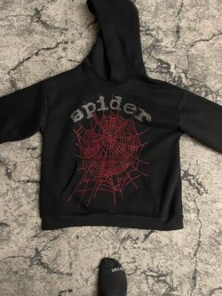 Spider Hoodie Rhinestone