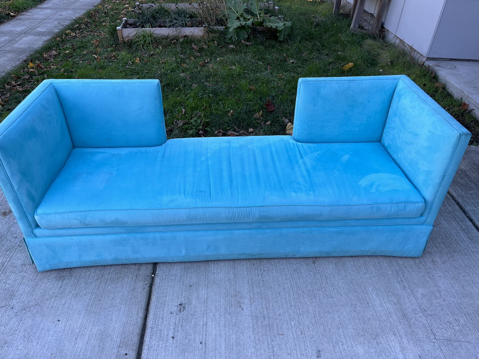 Aqua/Teal Couch