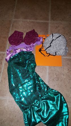 Mermaid dog costume
