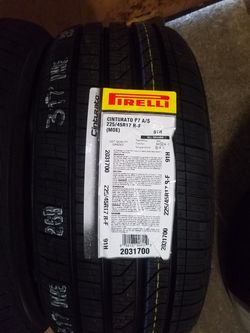 225 45 17 Pirelli P7 Cinturato RUNFLAT TIRES. $169.00 per tire