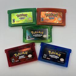 Nintendo GBA Pokemon 3rd Gen Collection