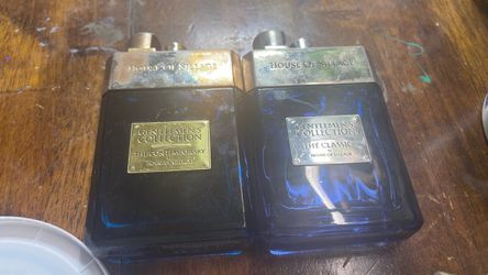 Pair of men’s niche house of sillage fragrance cologne