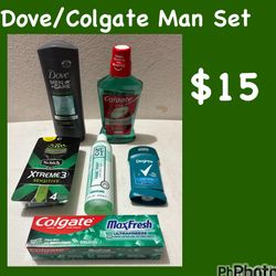 Dove/Colgate Man set 