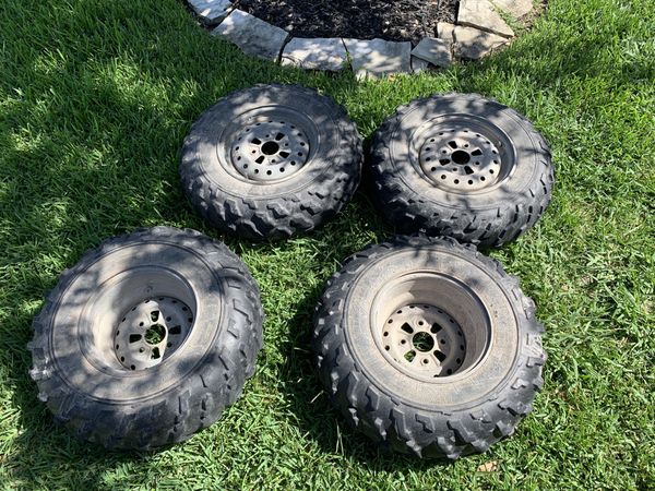4 tires and wheels for atv 4wheeler 4/110 bolt pattern for Sale in