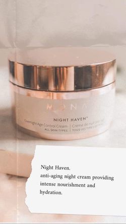 Night Haven overnight age control cream.