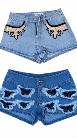 2 brand new short jeans